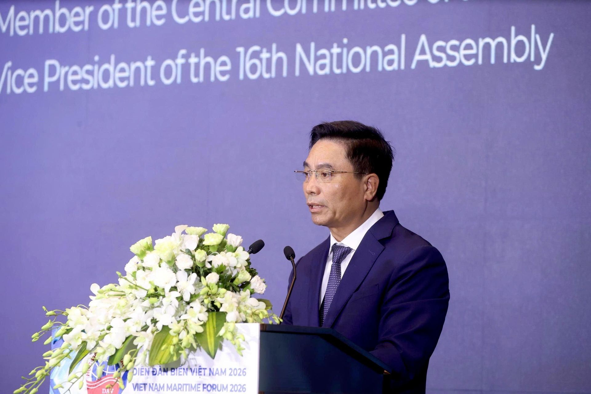Thượng tướng Nguyễn Doãn Anh, Ủy viên Trung ương Đảng, Phó Chủ tịch Quốc hội, phát biểu khai mạc Diễn đàn biển Việt Nam 2026. Ảnh: TTXVN phát Thượng tướng Nguyễn Doãn Anh, Ủy viên Trung ương Đảng, Phó Chủ tịch Quốc hội, phát biểu khai mạc Diễn đàn biển Việt Nam 2026. Ảnh: TTXVN phát - Sputnik Việt Nam, 1920, 02.10.2026