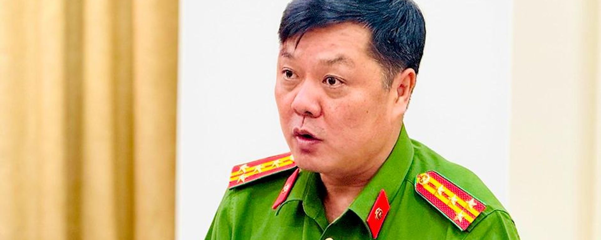 Đại tá Nguyễn Đình Dương phát biểu tại họp báo - Sputnik Việt Nam, 1920, 02.10.2026