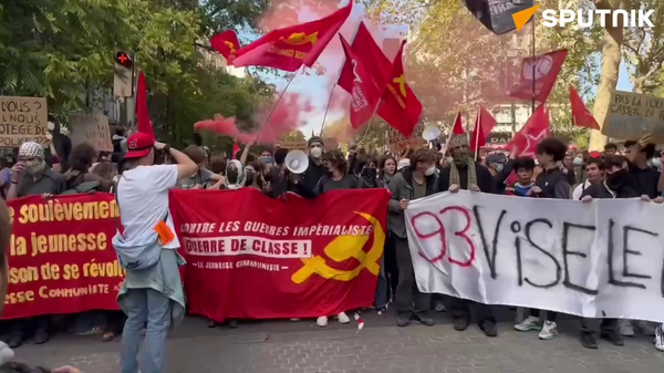 Biểu tình của học sinh sinh viên bùng nổ ở Paris và dự kiến sẽ trở nên rất quy mô - Sputnik Việt Nam