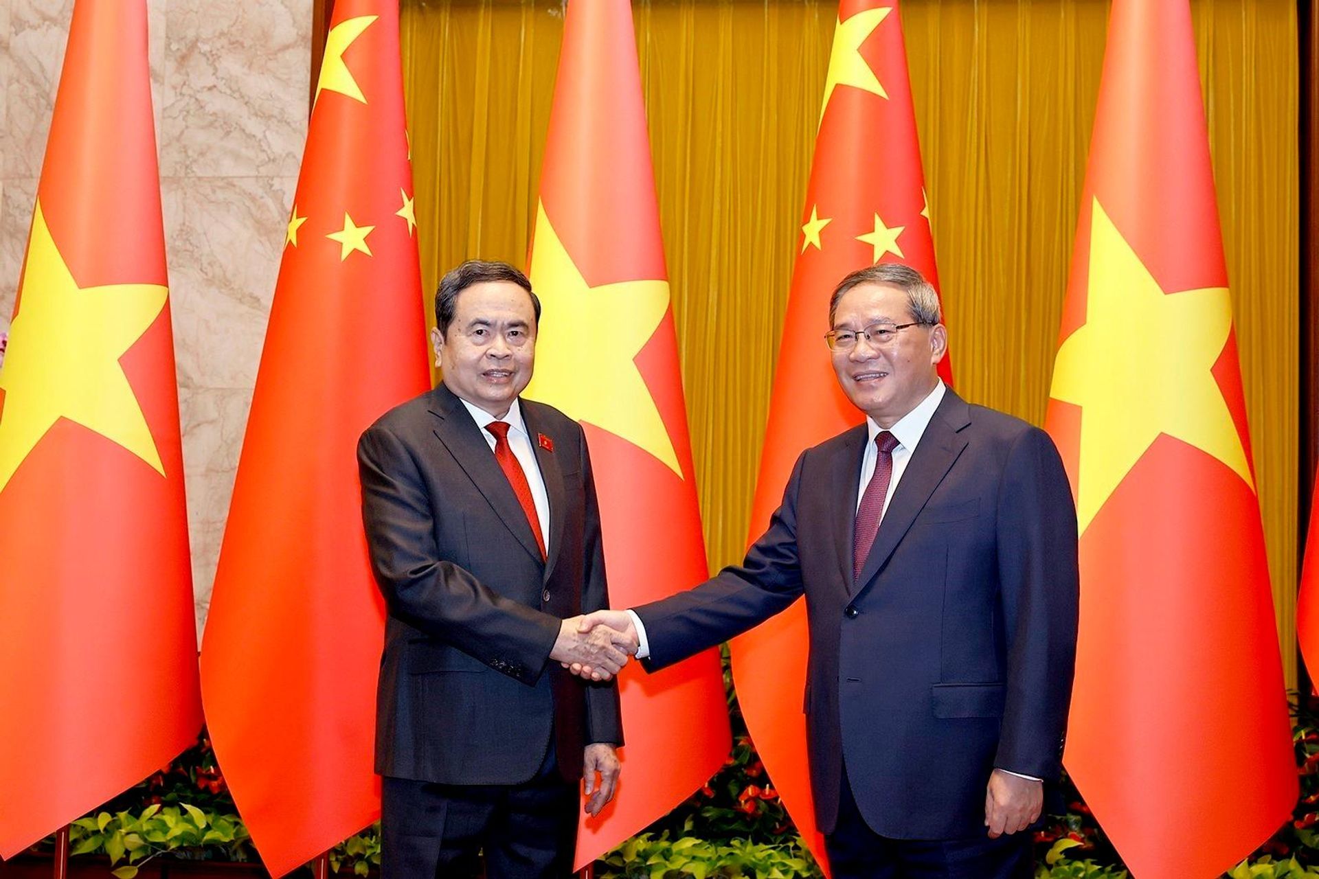 Chủ tịch Quốc hội Trần Thanh Mẫn hội kiến Thủ tướng Trung Quốc Lý Cường - Sputnik Việt Nam, 1920, 13.10.2026