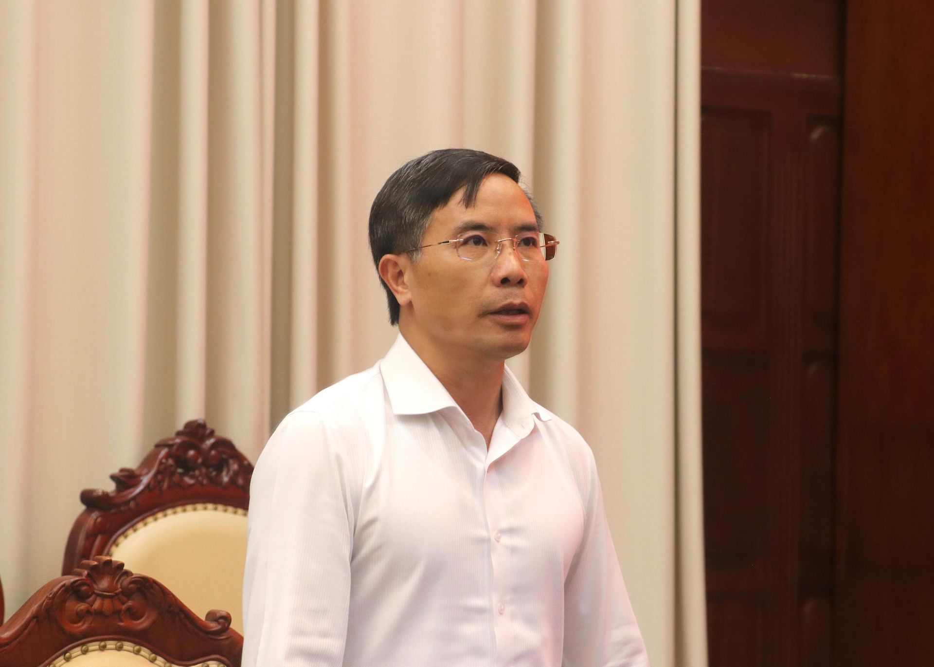 Đồng chí Phạm Đức Ấn, Ủy viên Ban Chấp hành Đảng bộ Chính phủ, Bí thư Đảng ủy, Thống đốc Ngân hàng Nhà nước phát biểu tại hội nghị - Sputnik Việt Nam, 1920, 19.10.2026