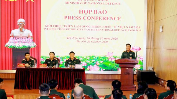 Họp báo giới thiệu Triển lãm Quốc phòng Quốc tế Việt Nam 2026 - Sputnik Việt Nam