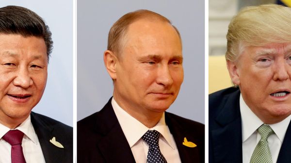 Tập Cận Bình, Vladimir Putin, Donald Trump - Sputnik Việt Nam