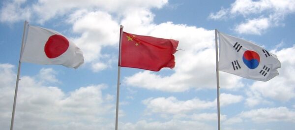  Quốc kỳ Nhật Bản, Trung Quốc và Hàn Quốc - Sputnik Việt Nam