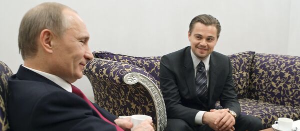 Leonardo DiCaprio và Vladimir Putin Leonardo DiCaprio và Vladimir Putin - Sputnik Việt Nam