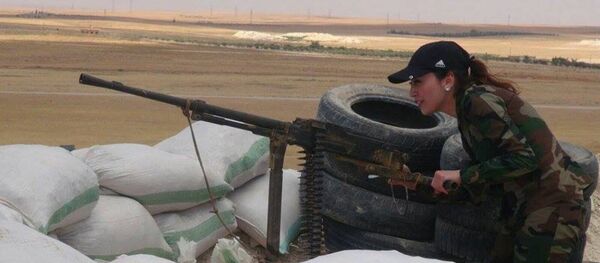 Nữ chiến binh Syria Nữ chiến binh Syria - Sputnik Việt Nam
