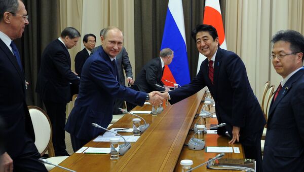 Vladimir Putin và Shinzo Abe - Sputnik Việt Nam