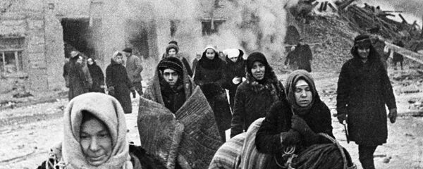 Những cư dân của thành Leningrad bị bao vây Những cư dân của thành Leningrad bị bao vây - Sputnik Việt Nam