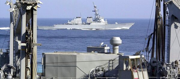 Tàu khu trục Mỹ USS Curtis Wilbur Tàu khu trục Mỹ USS Curtis Wilbur - Sputnik Việt Nam