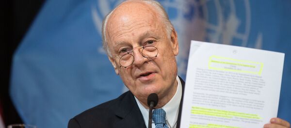 Phái viên  LHQ Staffan de Mistura - Sputnik Việt Nam