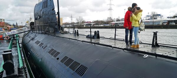 Tàu ngầm B-413 tại Bảo tàng Đại dương thế giới ở Kaliningrad - Sputnik Việt Nam