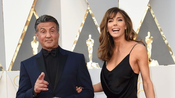 Các diễn viên Sylvester Stallone và Jennifer Flavin - Sputnik Việt Nam