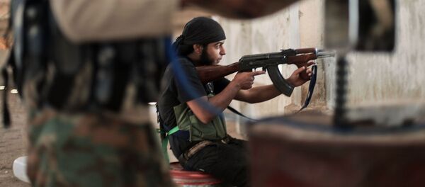 Chiến binh Hồi giáo Mặt trận Syria đụng độ với các tay súng IS ở ngoại ô Aleppo Chiến binh Hồi giáo Mặt trận Syria đụng độ với các tay súng IS ở ngoại ô Aleppo - Sputnik Việt Nam