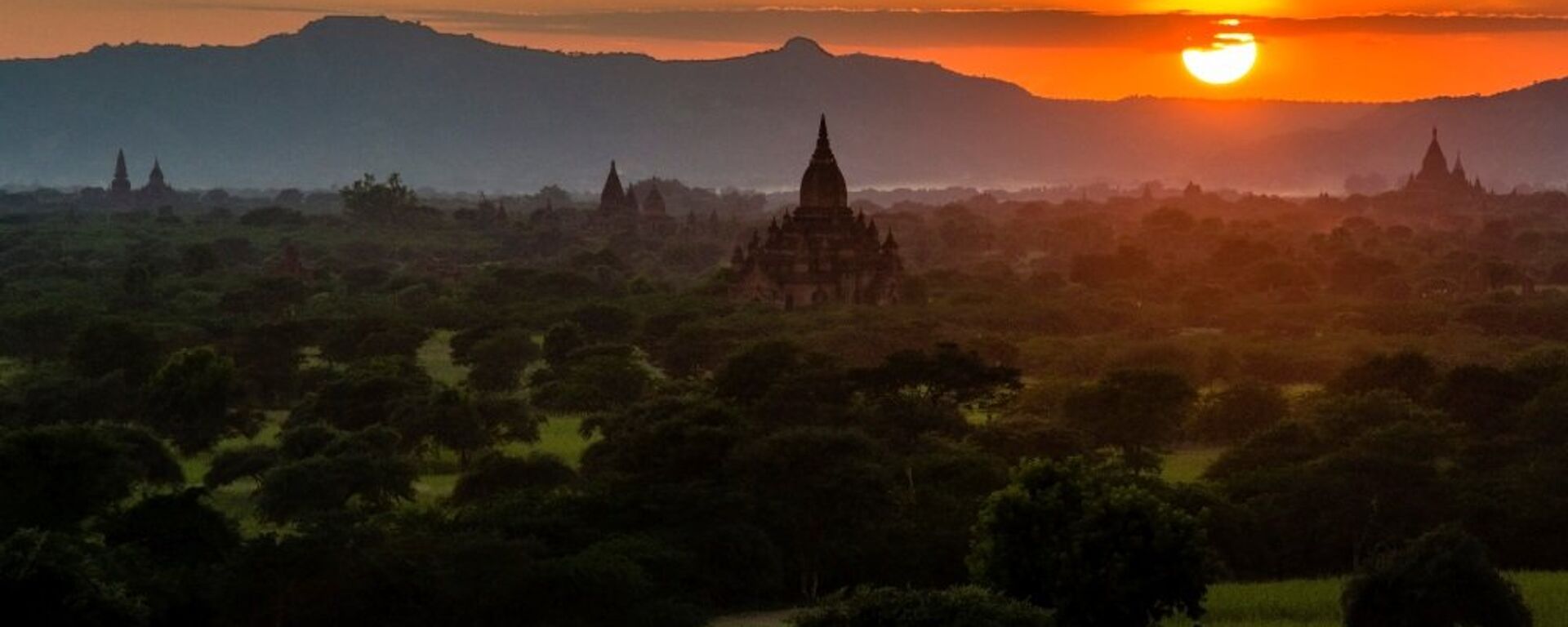 Hoàng hôn ở Myanmar - Sputnik Việt Nam, 1920, 12.01.2023