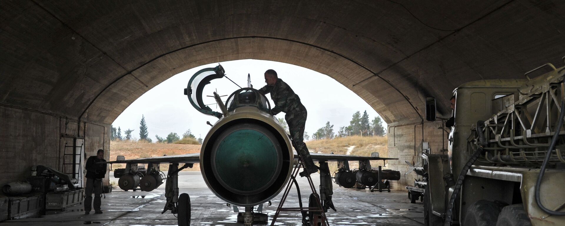 Máy bay MiG-21 của Không quân Syria  - Sputnik Việt Nam, 1920, 02.09.2021