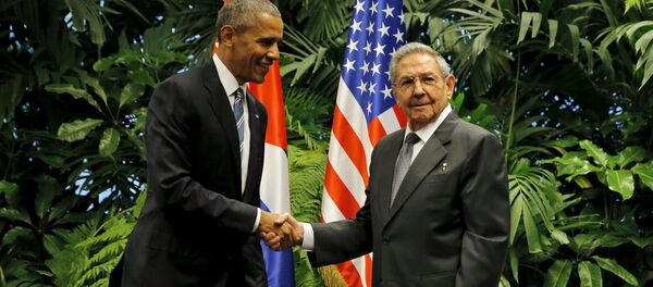 Barack Obama và Raul Castro Barack Obama và Raul Castro - Sputnik Việt Nam