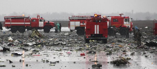 Chiếc máy bay chở khách Boeing 737-800 đã bị rơi tại sân bay Rostov-na-Donu - Sputnik Việt Nam