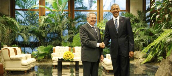 Barack Obama và Raul Castro - Sputnik Việt Nam