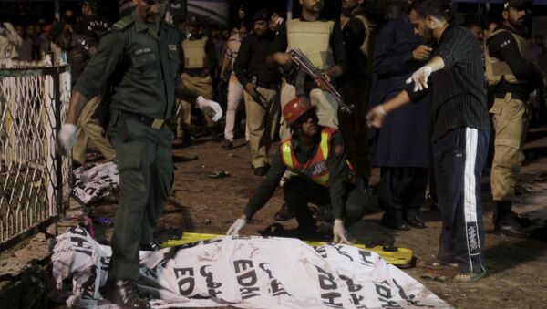 Vụ nổ bom ở  Lahore, Pakistan - Sputnik Việt Nam