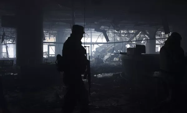 Một dân quân ở sân bay Donetsk bị phá hủy Một dân quân ở sân bay Donetsk bị phá hủy - Sputnik Việt Nam
