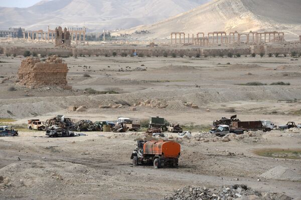 Phần Palmyra lịch sử bị phá hủy hoang tàn - Sputnik Việt Nam