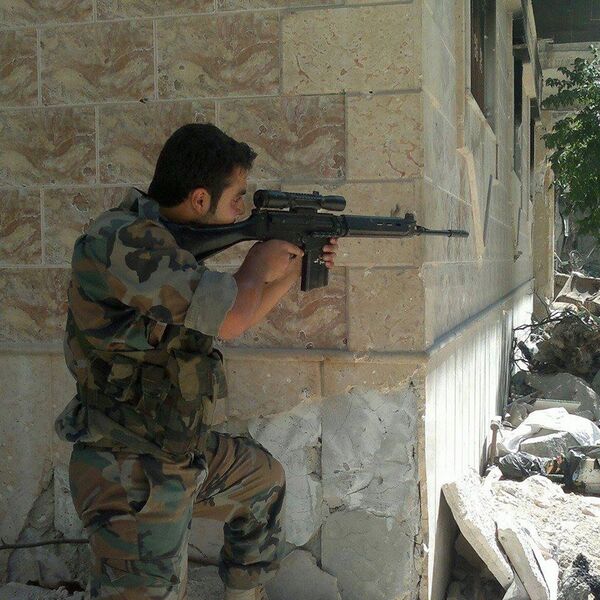 Người lính Syria Adnan Al-Ahmad  - Sputnik Việt Nam