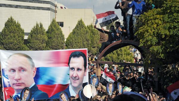 Vladimir Putin, Bashar al-Assad - Sputnik Việt Nam