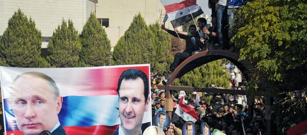 Vladimir Putin, Bashar al-Assad - Sputnik Việt Nam