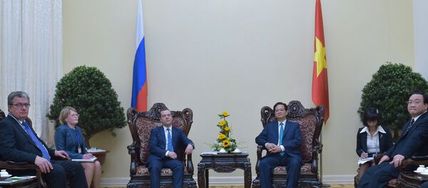Thủ tướng Dmitry Medvedev và Thủ tướng Nguyễn Tấn Dũng Thủ tướng Dmitry Medvedev và Thủ tướng Nguyễn Tấn Dũng - Sputnik Việt Nam