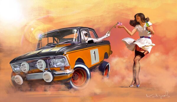 Moskvitch-rally 412. Một dòng xe sản xuất tại Liên Xô năm 1967-1976. - Sputnik Việt Nam