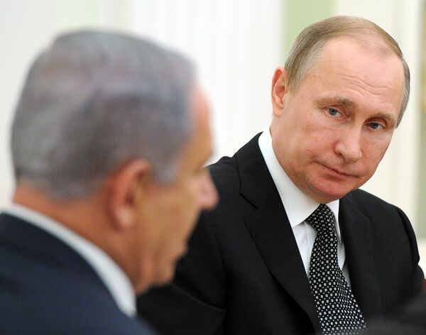 Tổng thống Nga Vladimir Putin và Thủ tướng Israel Benjamin Netanyahu - Sputnik Việt Nam