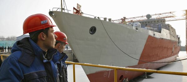 Lễ khánh thành tàu khu trục Gepard - 3.9 dành cho Hải quân Việt Nam - Sputnik Việt Nam