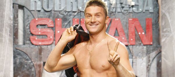 Ca sĩ Sergei Lazarev trong chương trình giới thiệu bộ sưu tập mới của Ilya Shiyan và Yana Rudkovsky - Sputnik Việt Nam