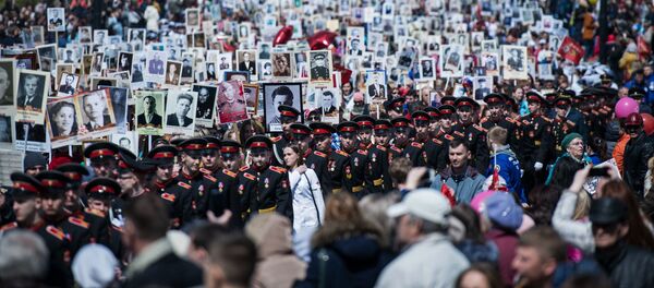Hành động Trung đoàn bất tử tại Omsk Hành động Trung đoàn bất tử tại Omsk - Sputnik Việt Nam
