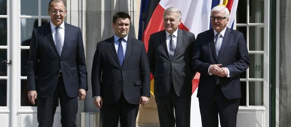 cuộc họp các ngoại trưởng bộ tứ Normandy cuộc họp các ngoại trưởng bộ tứ Normandy - Sputnik Việt Nam