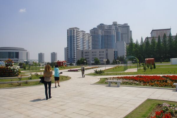 Các tòa nhà chọc trời ở Bình Nhưỡng  - Sputnik Việt Nam