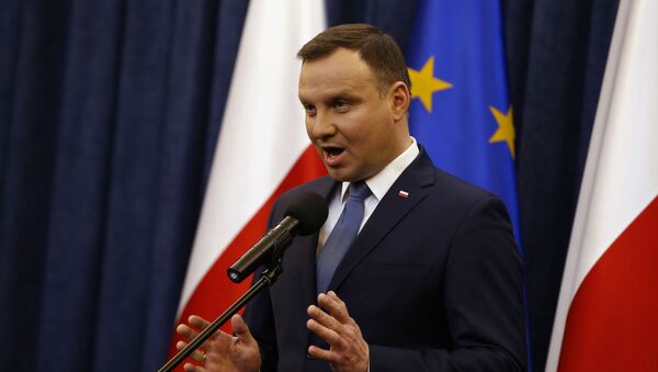 Tổng thống Ba Lan Andrzej Duda - Sputnik Việt Nam