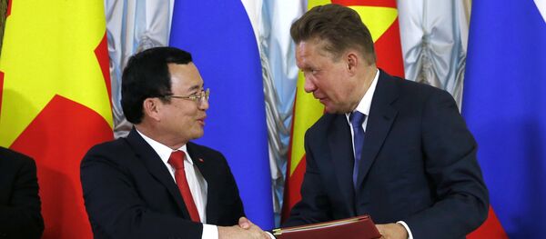 Petrovietnam ký thỏa thuận hợp tác với Gazprom Petrovietnam ký thỏa thuận hợp tác với Gazprom - Sputnik Việt Nam