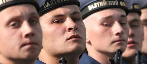 Thủy thủ của Hạm đội Baltic trong cuộc diễu hành Chiến thắng ở Kaliningrad - Sputnik Việt Nam