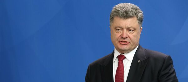 Tổng thống Ukraina Pyotr Poroshenko - Sputnik Việt Nam