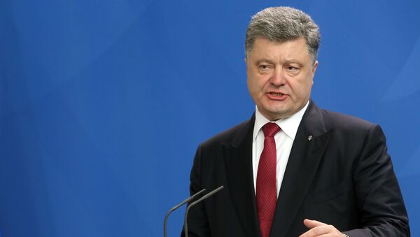 Tổng thống Ukraina Pyotr Poroshenko - Sputnik Việt Nam