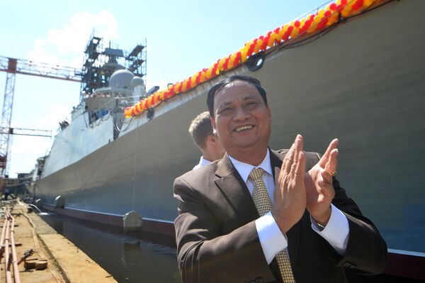 Phó Chính ủy Quân chủng Hải quân Việt Nam, Chính ủy Đinh Gia Thật - Sputnik Việt Nam