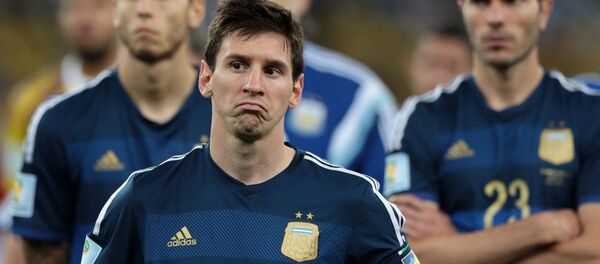Danh thủ Lionel Messi của đội Argentina - Sputnik Việt Nam