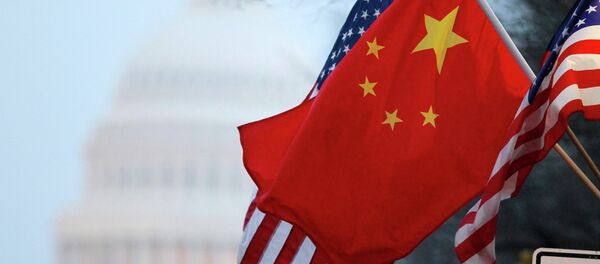Quốc kỳ Mỹ và Trung Quốc - Sputnik Việt Nam
