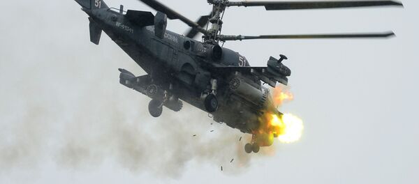 Máy bay trực thăng chiến đấu Ka-52 Alligator của Nga tại cuộc thi quốc tế Aviadarts 2016 Máy bay trực thăng chiến đấu Ka-52 Alligator của Nga tại cuộc thi quốc tế Aviadarts 2016 - Sputnik Việt Nam