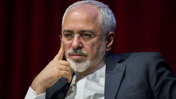 Iranian Foreign Minister Mohammad Javad Zarif speaks at the New York University (NYU) Center on International Cooperation in New York April 29, 2015 - Sputnik Việt Nam