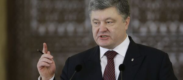 Tổng thống Ukraina Pyotr Poroshenko - Sputnik Việt Nam