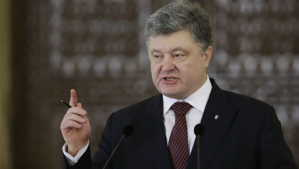 Tổng thống Ukraina Pyotr Poroshenko - Sputnik Việt Nam