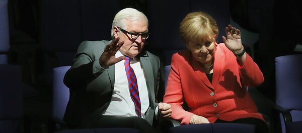 Angela Merkel và Ngoại trưởng Đức Frank-Walter Steinmeier Angela Merkel và Ngoại trưởng Đức Frank-Walter Steinmeier - Sputnik Việt Nam