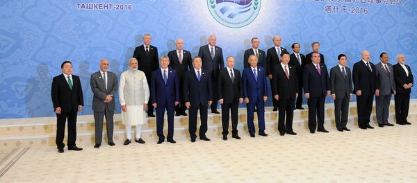 Lãnh đạo các nước thành viên Tổ chức Hợp tác Thượng Hải (SCO) tại hội nghị thượng đỉnh ở Tashkent - Sputnik Việt Nam